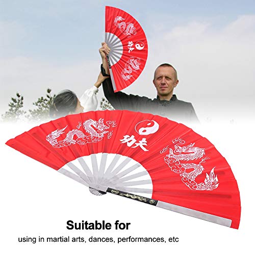 Tbest chinese red fan,Tai Chi Fan - Image 3