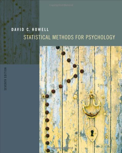 Statistical Methods for Psychology (7th, Seventh Edition) - By David C. Howell [Hardcover] (2009) -  Example Product Manufacturer