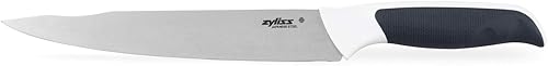 Miniatura 2 de Zyliss E920209 - Cuchillo para tallar cómodo, 7.3 in7,25 pulgadas, acero inoxidable japonés, negroblanco, cuchillo de cocinacuchillo de carne, apto