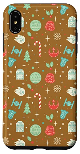 Coque iPhone XS Max Star Wars Holiday Icons - Protection de téléphone de Noël
