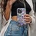DorisMax for iPhone 15 Pro Case - Wireless Charging Compatible - Dual-Layer Hard Shell + Silicone Cover - Shockproof Protective Phone Case with Stylish Designs for Women - Abstract Lotus