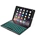 Favormates Keyboard Case for iPad 2018 (6th Gen) - iPad 2017 (5th Gen) -iPad Air 1 - Thin & Light - Aluminum Alloy - Wireless/BT - Backlit 7 Color - iPad Case with Keyboard (only for 9.7 inch ipad)