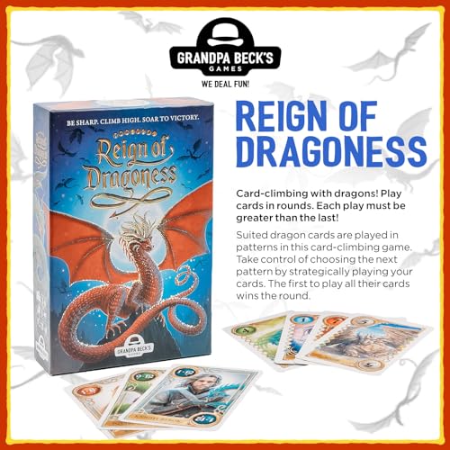 Reign of Dragoness Card Game by Grandpa Beck's Games - A Strategic Hand Elimination Game for Kids, Teens & Adults from The Creators of Cover Your Assets | 3-8 Players 8+ by Grandpa Beck's Games - Image 3