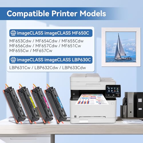 Image of MYTONER 067 Toner Cartridge Set Compatible Replacement for Canon 067 067H Toner for Color imageCLASS MF656Cdw LBP632Cdw MF654Cdw MF653Cdw LBP633Cdw MF650C LBP630C Printer (4 Pack 067 High Yield Ink)