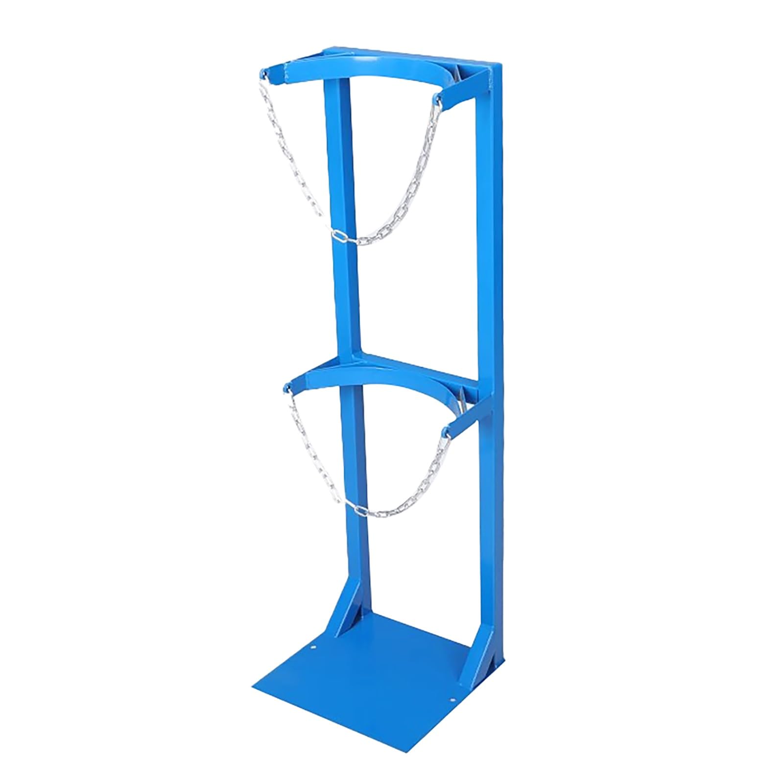 GLJTUO Oxygen Tank Cylinder Cart Holder, Steel Oxygen Cylinder Stand For 40L Canisters Multiple Sizes,LENGTH 30cm(11 3/4
