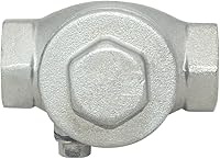 Vista 6 de 1/2" Válvula de retención de giro de acero inoxidable SS316, rosca hembra NPT x hembra, WOG 200 PSI PN16 CF8M