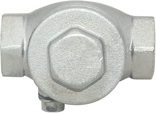 Miniatura 34 de 1" acero inoxidable SS316 válvula de retención oscilante,NPT hembra x rosca hembra,WOG 200 PSI PN16 CF8M