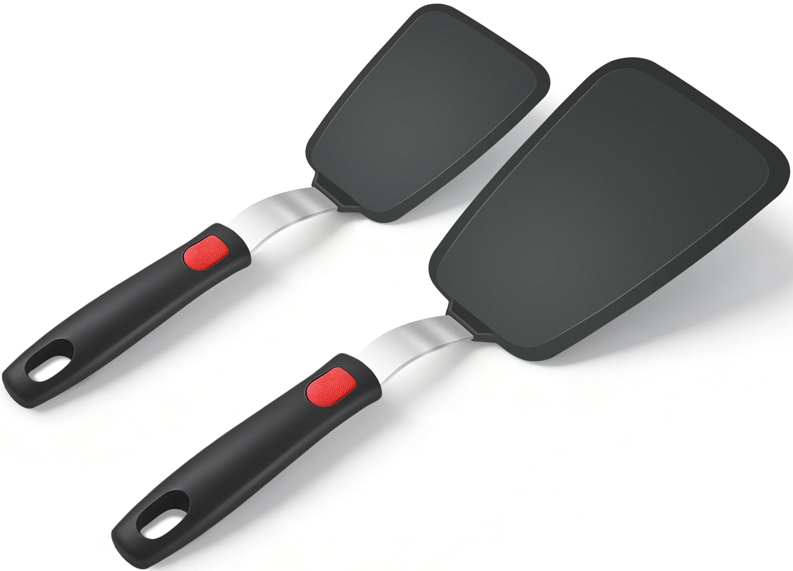 Hoosook 2-Pack Flexible Silicone Spatula Turner