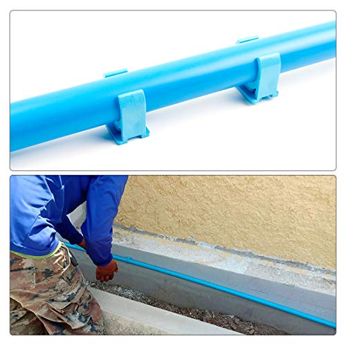 Uxcell Pvc Pipe Clamps Clips 32Mm, Fit For 32Mm/1.26" Od Tv Trays Tubing Hose Hanger Support Pex Tubing, W Mounting Screws Grey 30Pcs #TOP5