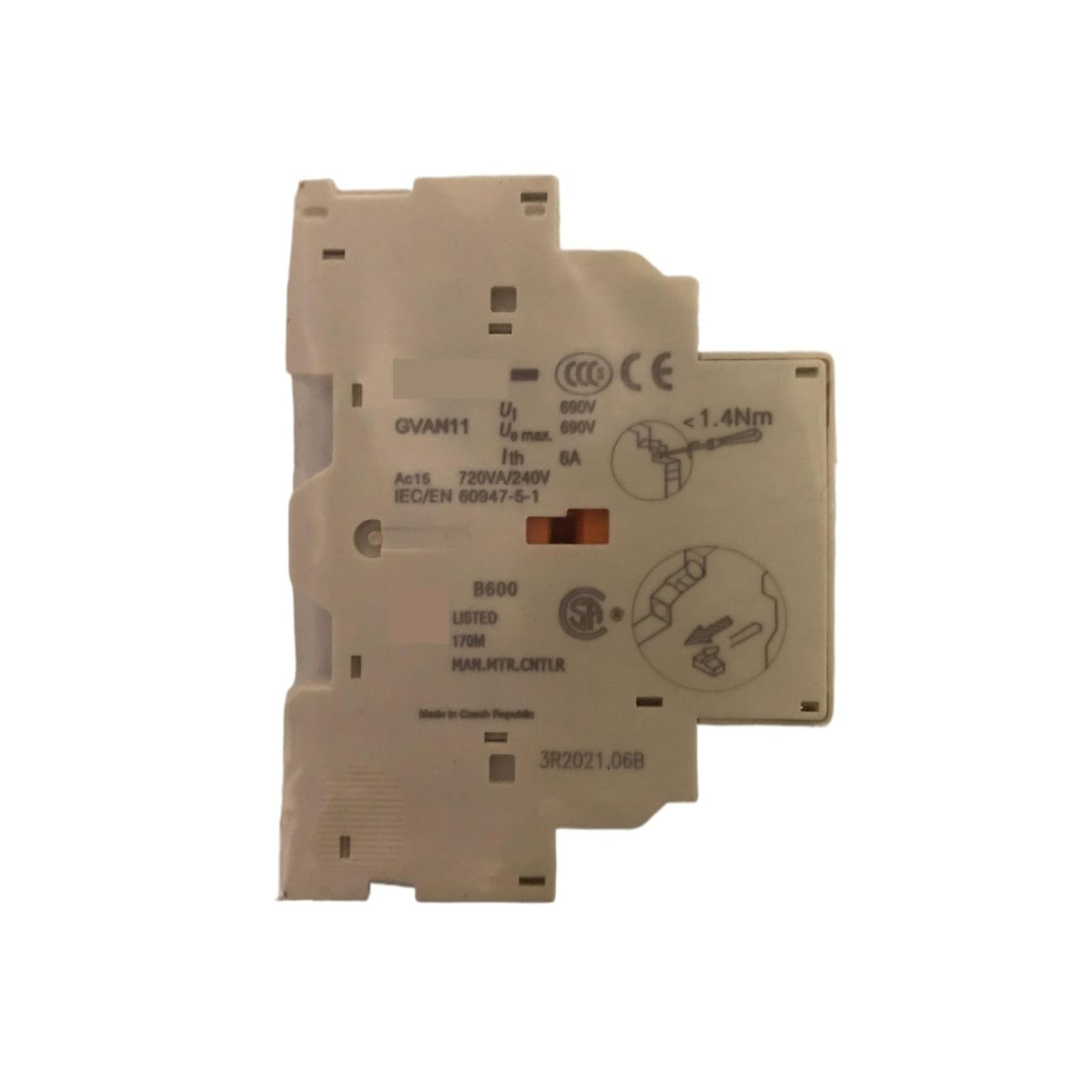 X psblty Auxiliary Contact Module GVAN11 1NO 1NC Contactor Accessories