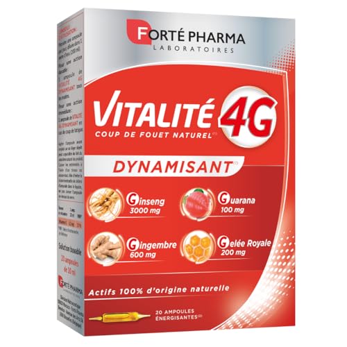 Forté Pharma Coup de fouet naturel Vitalité 4G Dynamisant 20 ampoules