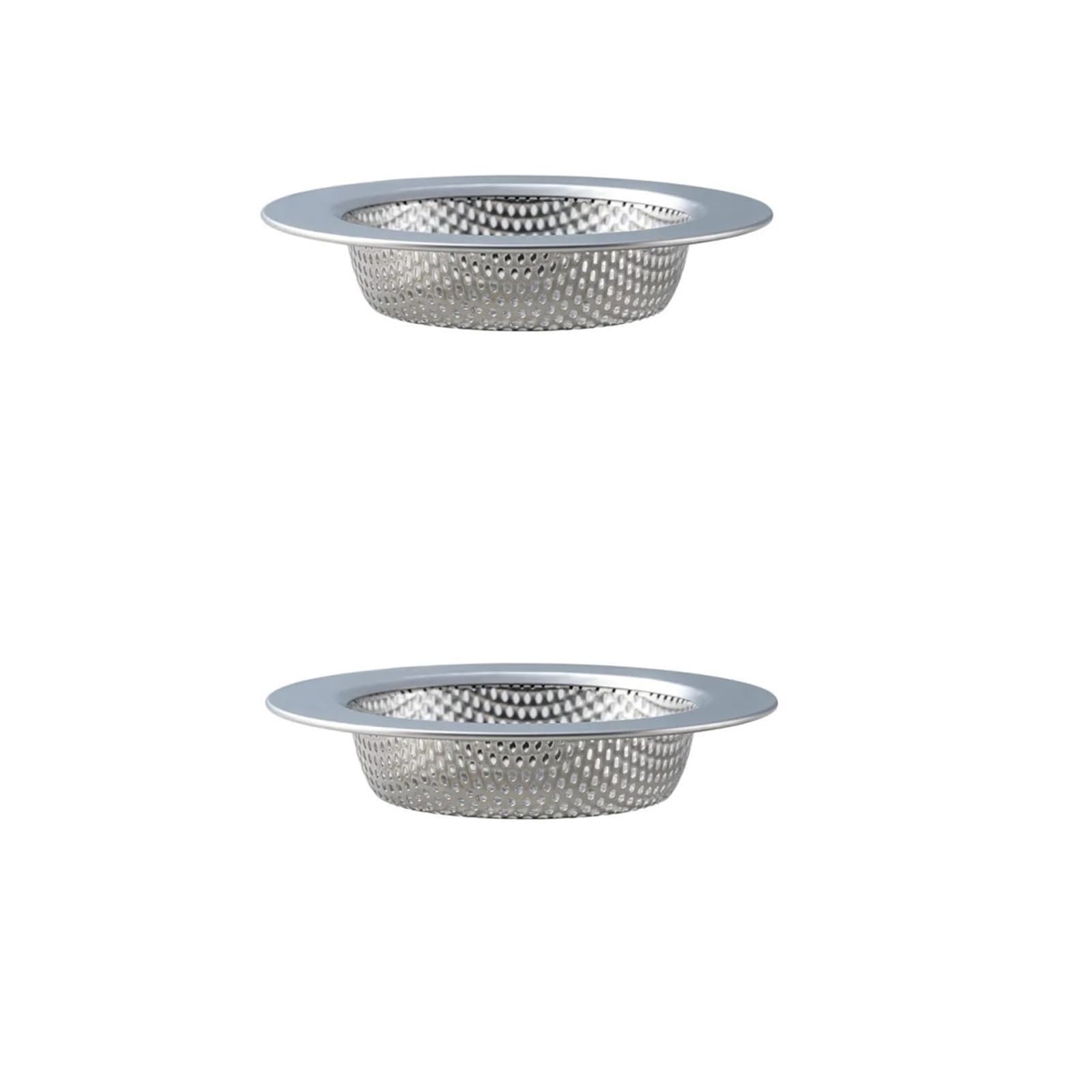 Sink Strainer Waste 2pcs Stainless Steel Sink Drain Strainer