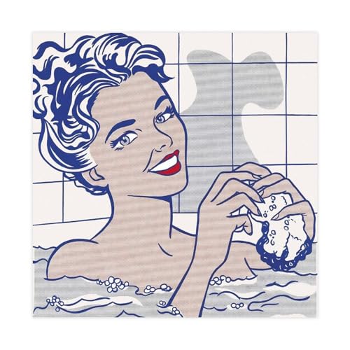F I N U C B Roy Lichtenstein   Pósteres de ilustraciones famosas de Roy Lichtenstein, póster de mujer en el baño de Roy Lichtenstein, pósteres, lienzo, pinturas decorativas para pared para oficina o
