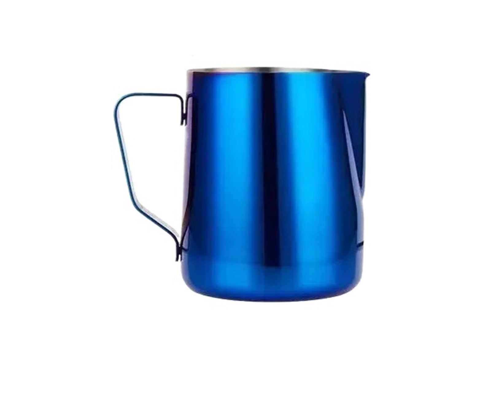 Jarra de espuma leche acero inoxidable, tarro y café, lata, accesorios for con, 2 uds Para Espumar(350ML Blue)