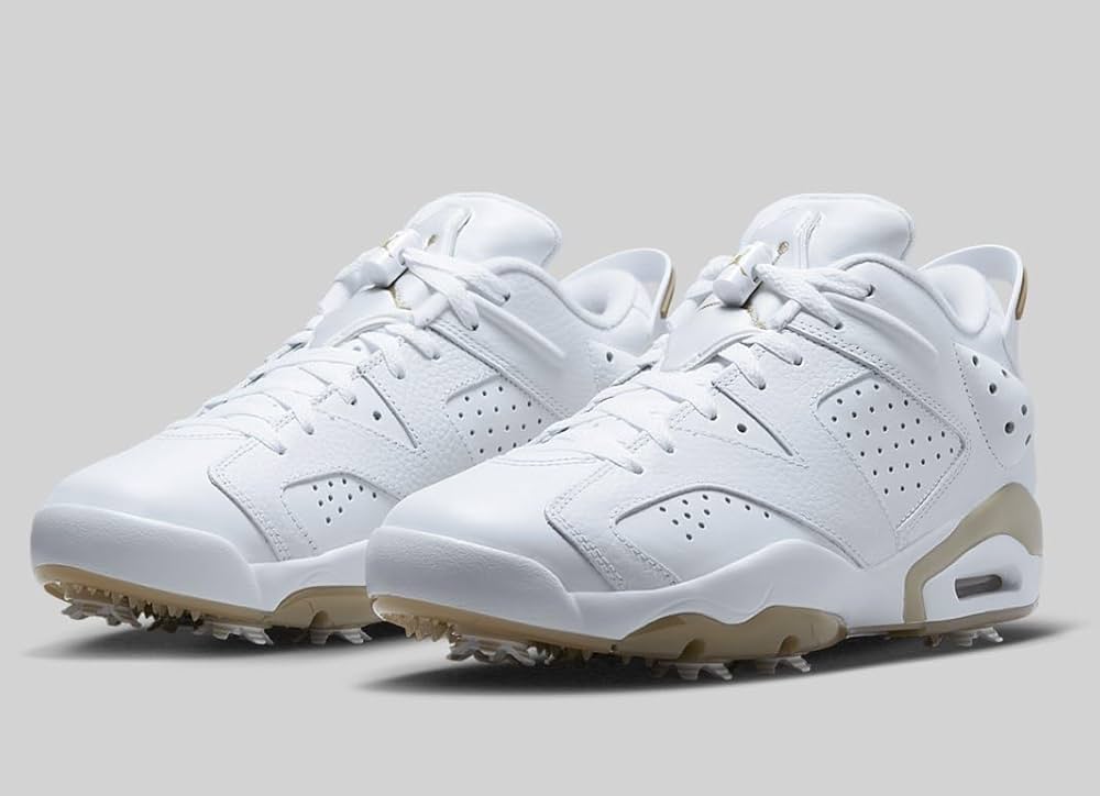 Amazon.co.jp: [ナイキ] AIR JORDAN 6 LOW GOLF White Khaki 2023