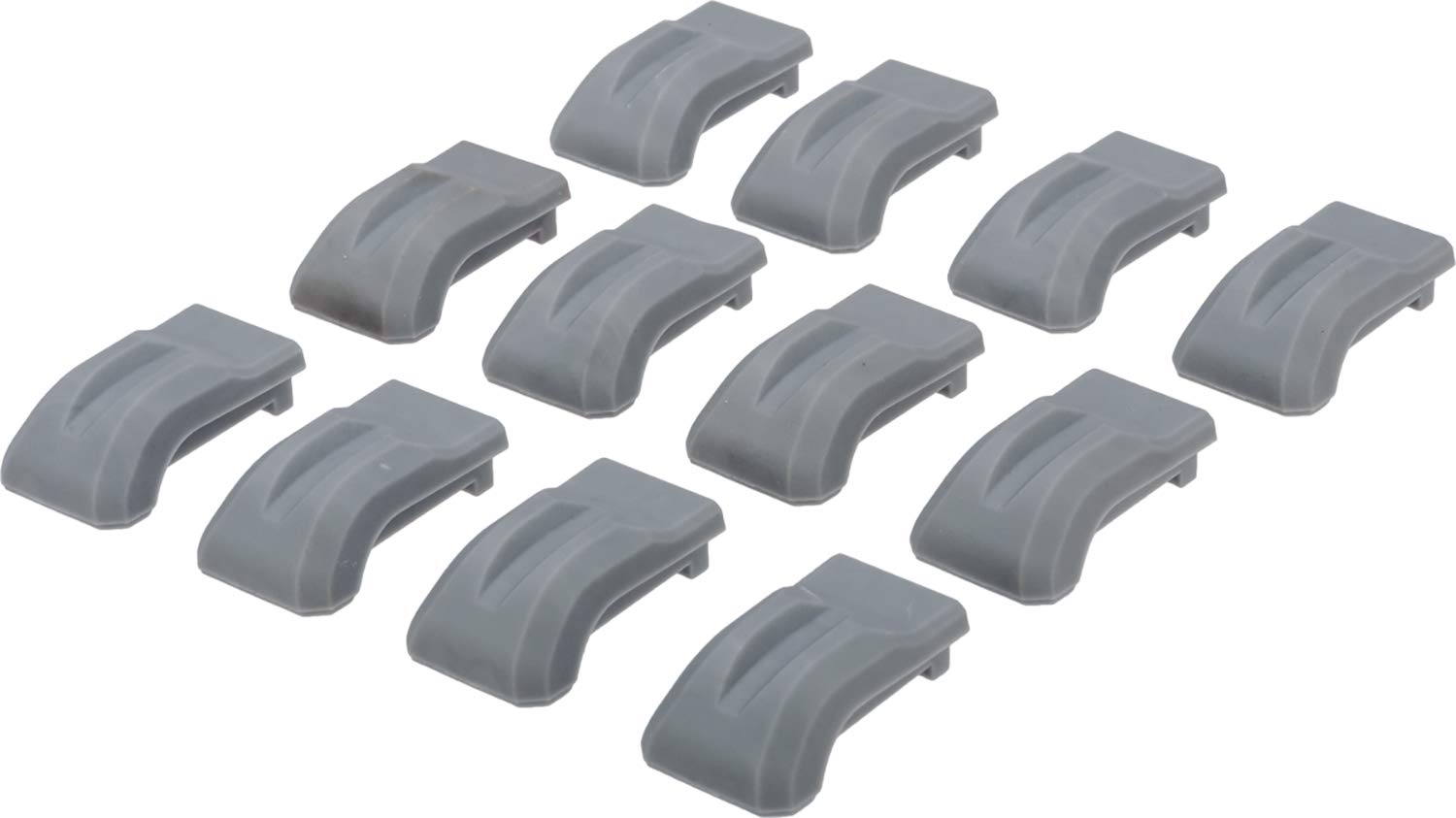Evike Airsoft - AW Custom Shockproof Pads for Adaptive Drum Airsoft Mags (Color: Grey)