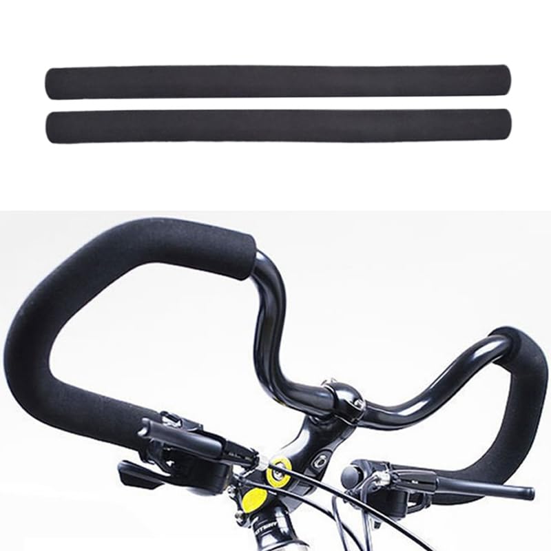 Feaolala Schwamm Lenkerbezug Fahrrad Lenker Griff Abdeckung Schaumstoff Lenkerüberzug Anti-Rutsch Fahrradlenker Tube Schmetterling Griff Bar Ärmel (1 Paar) Auto & Motorrad