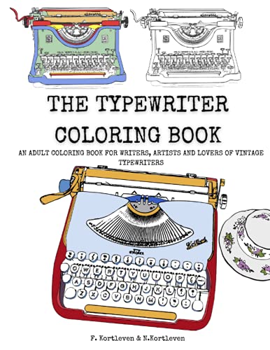 The Typewriter Coloring Book: An adult colouring book for writers, creatives and lovers of vintage typewriters image 3