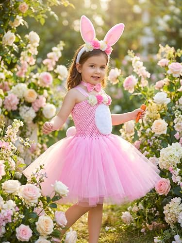 Disfraz de Conejo para Niñas con Tutu y Accesorios miniatura 4