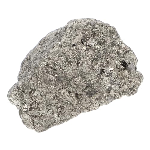 PRETYZOOM Meteorite Stone Sample Chalcopyrite Specimen for Student Teaching Decorative Ornament