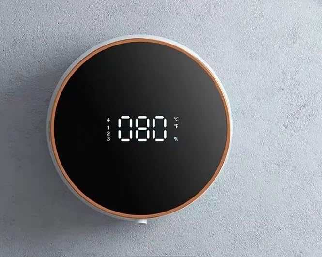 Miniatura 3 de Dispensador de jabón de espuma sin contacto con pantalla inteligente, lavadora automática de manos de baño, gel recargable a espuma, montado en la