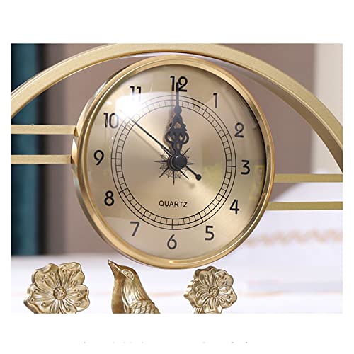 Reloj de escritorio de cobre estilo chino un regalo original para inauguración de casa nueva 4