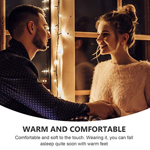 KESYOO 4 pares de meias felpudas de pelúcia para inverno macias e aconchegantes meias versáteis para