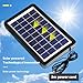 12 inch New Update Rechargeable Solar Powered Fan,14400mAh AC DC Portable Camping PowerBank 12 Inch Oscillating Tabletop Fan with Led Night Light for Home Office Outdoor Camping Tent Traving (1)