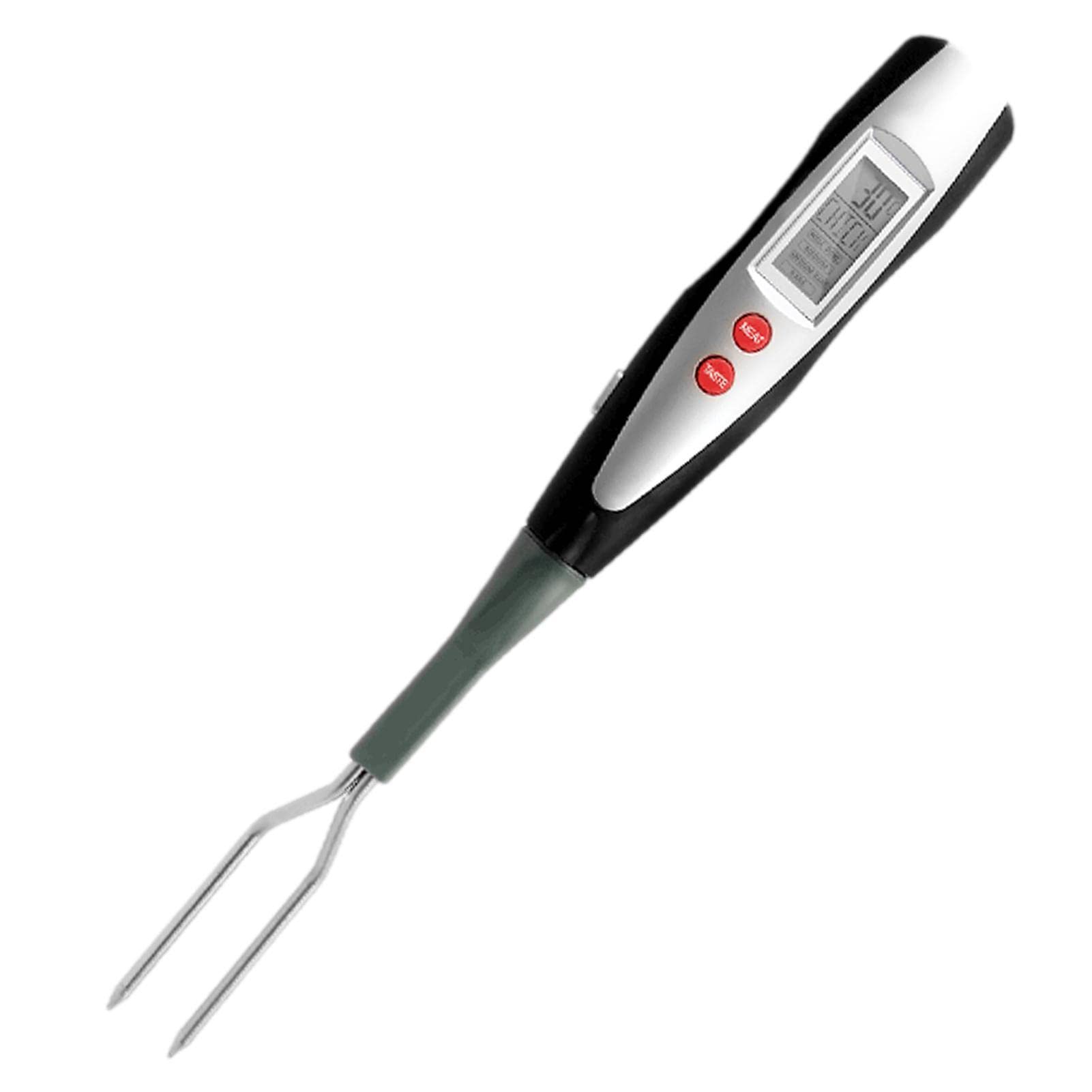 4 Tenedor termómetro para Carne,Tenedor de termómetro de Cocina Digital con Pantalla LCD | Tenedor de Lectura instantánea para Cocina, Parrilla, ahumador, Barbacoa