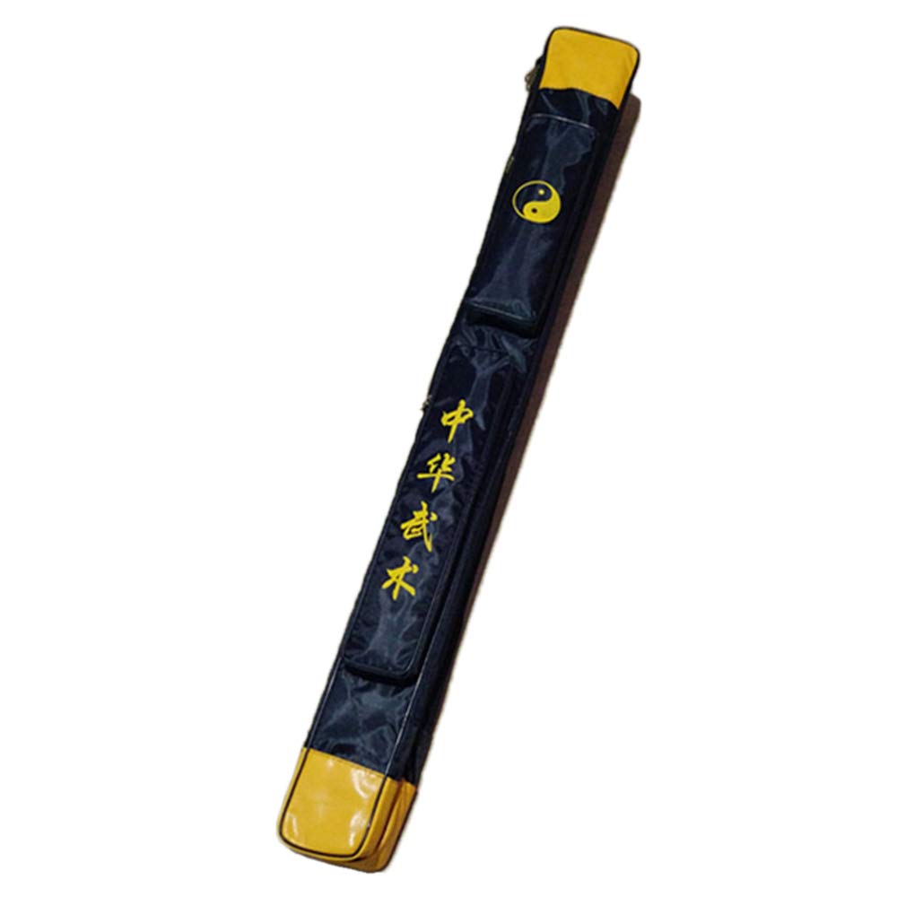 Funda para Espada de taichí, Estuche de Transporte for Tai Chi, Estuche Multifuncional for Espada, Negro for Armas una y Dos Capas, Tela Oxford con PU,Single Layer(Double Layer)