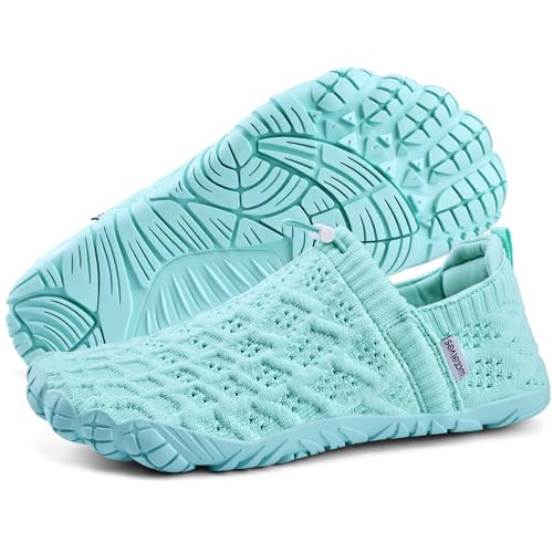Image of WateLves Barefoot Water Shoes Women Men Beach Breathable Walking Shoes Anti Slip Wide Toe Minimalist Zero Drop Sneakers for Travel Hiking Yoga