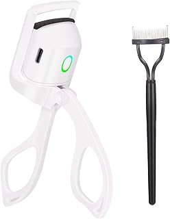 Sponsored Ad - Heated Eyelash Curler, Electric Eyelash Curlers, USB Rechargeable Eye Lash Curler with Comb, 2 Heating Mode...