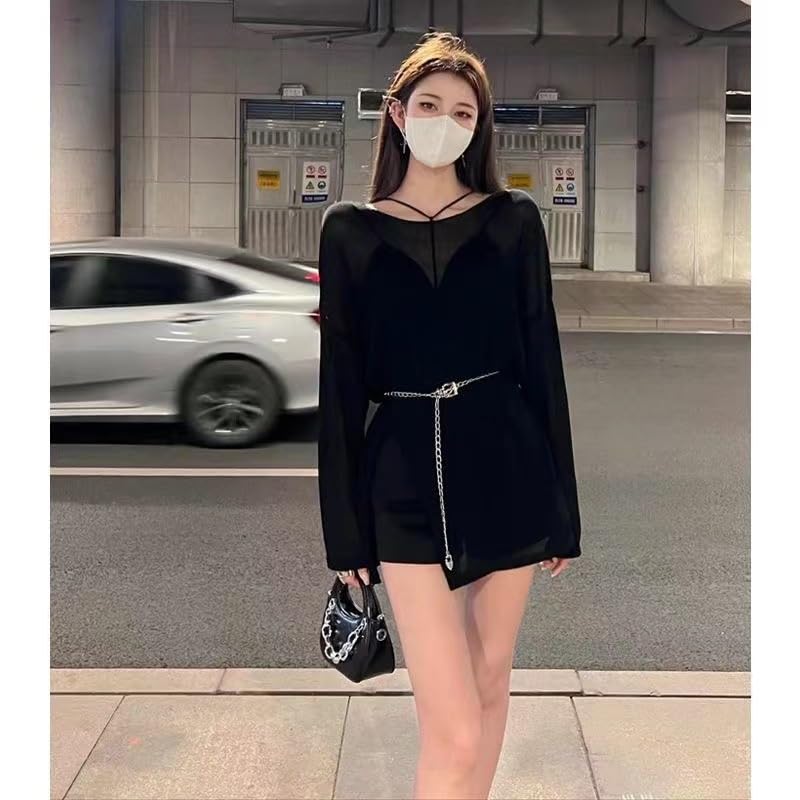 Gold Silver Chain Belts for Women Fashion High Waist Belt for Dress Jeans Adjustable Chain Belt Y2k Waist Chain2