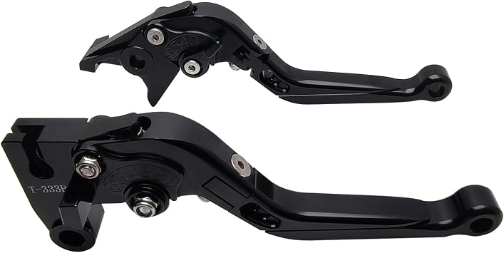 JCSUMRID Brake Clutch Lever Set Replacement for Daytona 660 Trident 660 Speed Twin 900 2021-2025, Aluminum Adjustable Motorcycle Handlebar Brake Handle Extendable Long LeversBlack
