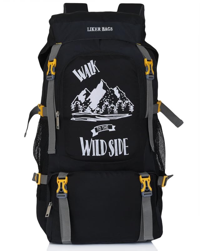 65 L TRACKING HIKING TRAVEL BAG PACK RUCKSACK HIKING WATERPROOF OUTDOOR BAG-image-31