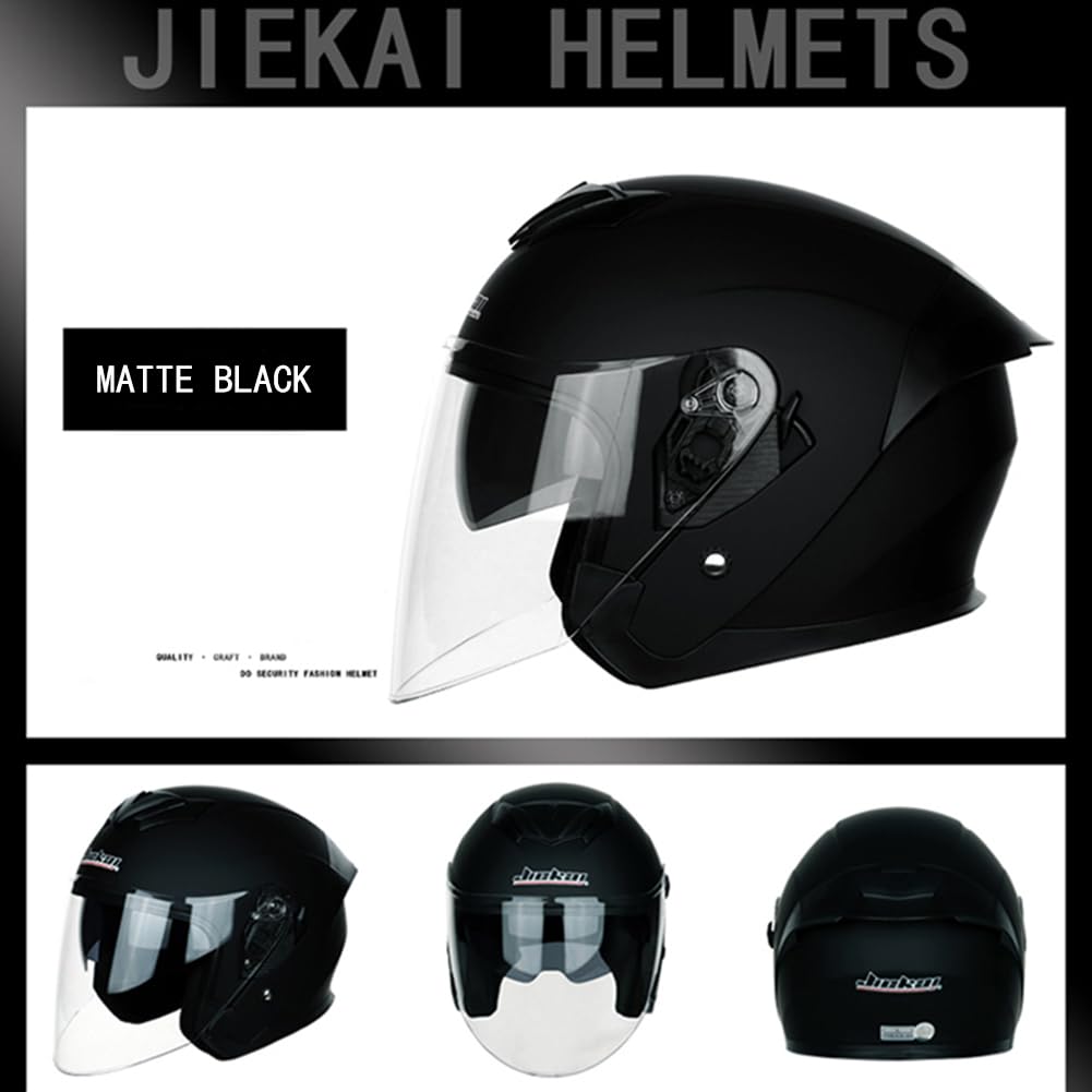 Halbhelme Gesicht Motorrad Helm ECE genehmigt halbe Casco Fit Männer Frauen ATV Moped Roller