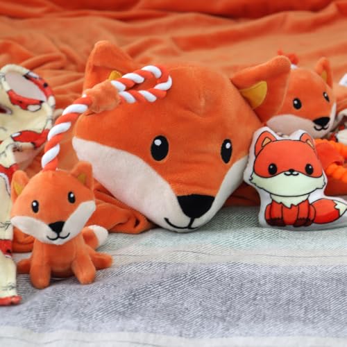 Croci Baby Tails Hundespielzeug im Fuchs-Stil für Welpen und kleine Hunde, 25 cm