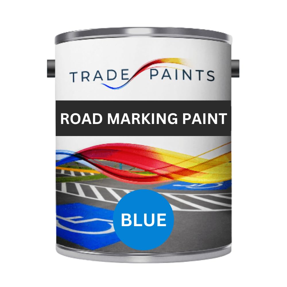 Heavy Duty Road Line Car Park Marking Paint (Blue., 2.5 Litre)
