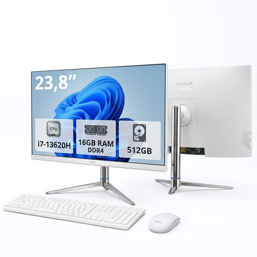 Computador All In One 23.8” Core i7 16GB RAM DDR4 SSD 512GB
