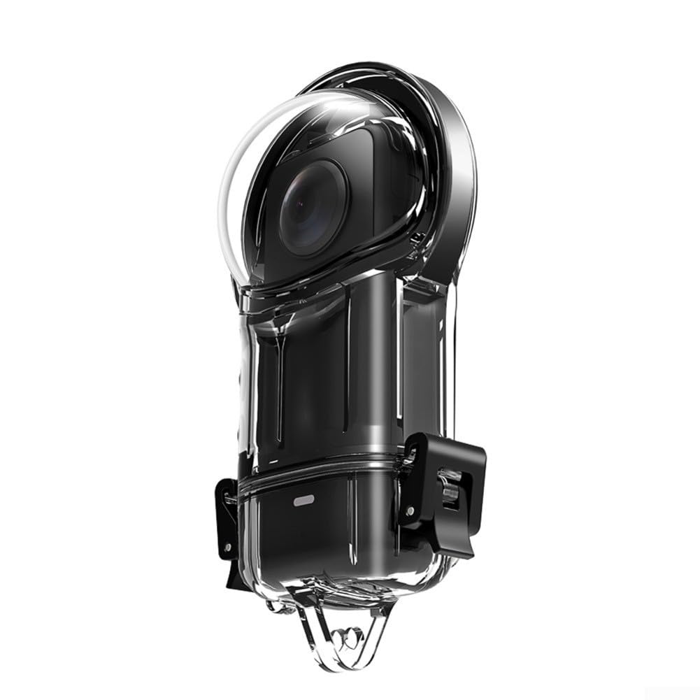 Carcasa invisible de buceo para Insta360 X5 50 m, carcasa impermeable con accesorios para capturar imágenes submarinas