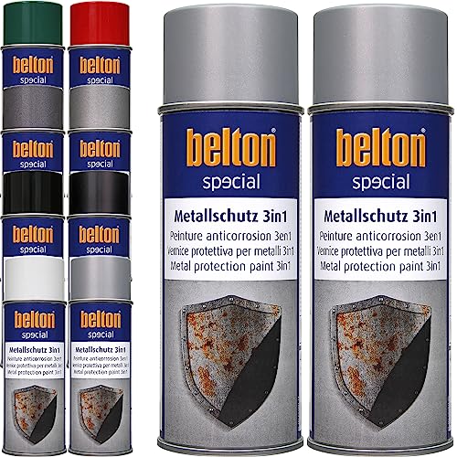 ECI Belton Lot de 2 vernis de protection pour métal 3 en 1 400 ml - Couleur au choix (argent) ECI Belton Lot de 2 vernis de protection pour métal 3 en 1 400 ml - Couleur au choix (argent)