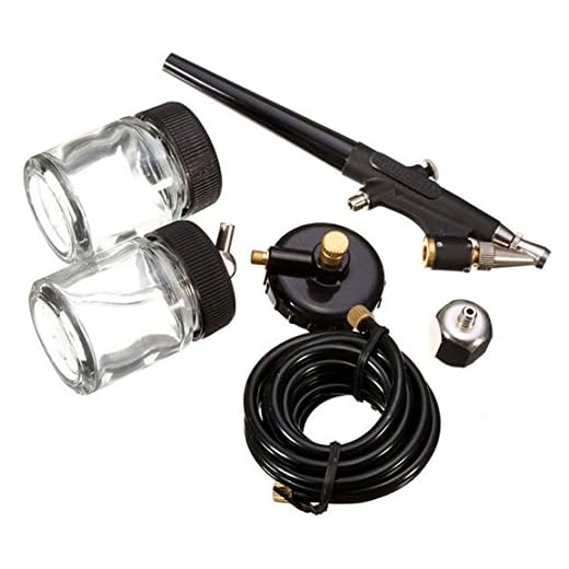 Air Brush Kit Hobby Airbrush Spray Gun Sprayer Tool Car Model Paint Set Airbrushing