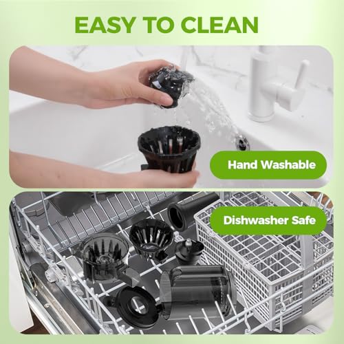 Cold Press Juicer Machines, Juicer Machines for Whole Fruits and Vegetables, Masticating Juicers, High Juice Yield, BPA Free