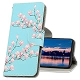 MRSTER Handyhülle für Xiaomi Mi Note 10 Hülle Leder Flip Handyhülle Schutzhülle Tasche Hülle mit Kartenfach Standfunktion Magnetverschluss für Xiaomi Mi Note 10 /Mi Note 10 Pro. XC1 Magnolia