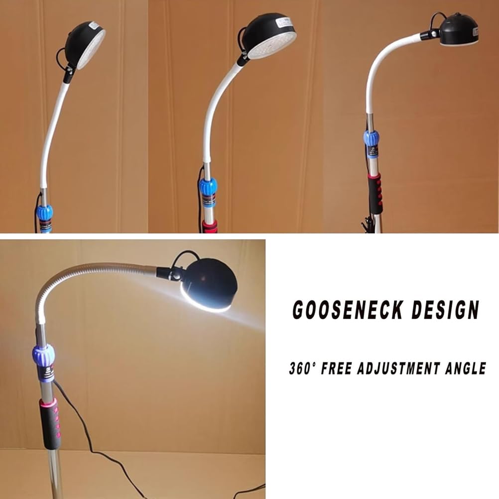 Generisch LED medizinische Untersuchungsleuchte, helles Licht, 360° drehbarer Lampenkopf, für Gynäkologie, Hals-Nasen-Ohren-Heilkunde, Zahnmedizin