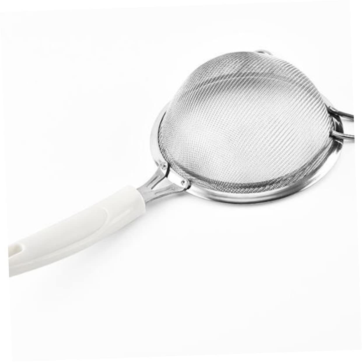 Luxshiny 1pc Stainless Steel Flour Sifter Handheld Mesh Colander for Baking Fine Sieve for Icing Sugar Cocoa and Almond Flour Easy to Use Lightweight Food Grade Kitchen Tool