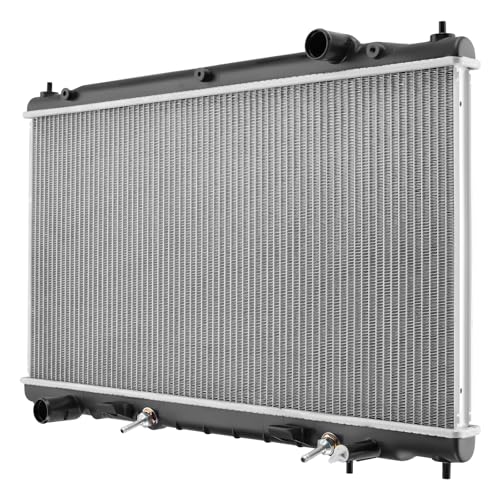 Image of BDFHYK 13440 Aluminum Radiator for Infiniti Q50 2014-2018, CU13440, 26mm Core, Direct Fit Replacement, OE 21460-4GB5A 21410-4GA5A