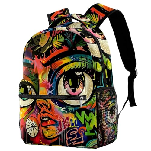 Sac à dos pour enfants grand sac d'école multicolore et sac à livres adolescents