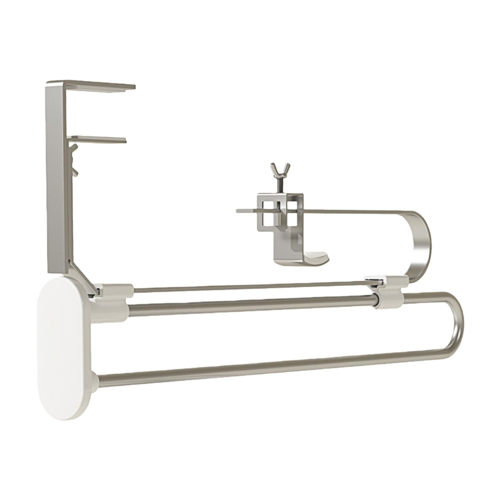 Expandable Clothing Rack Pull Down Garment Hanger Space Saving Wardrobe Organiser Adjustable Closet Rails Pull Out Hanger Rack Space Saving Expandable Garment Organiser