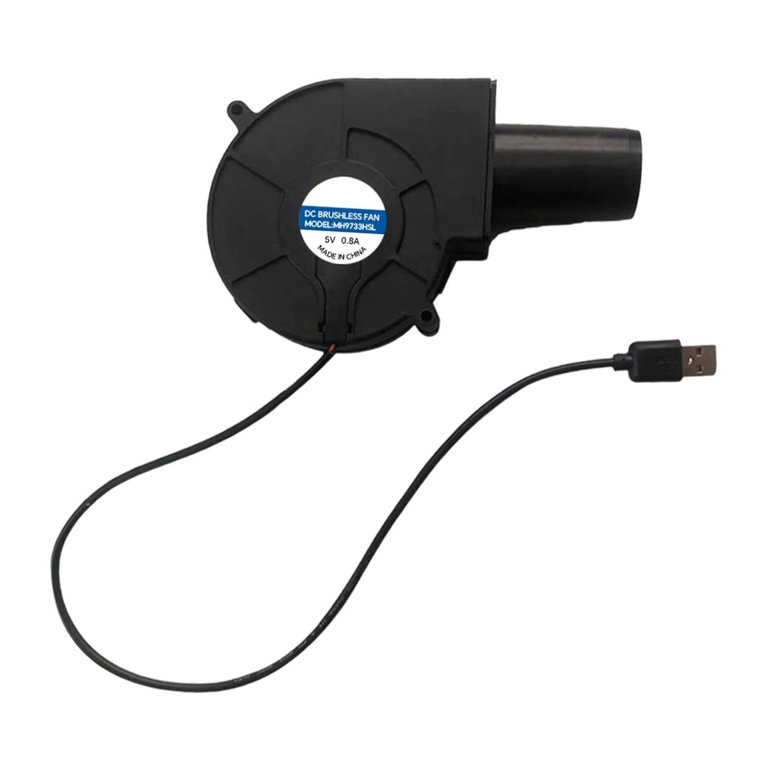 USB Blower Fan Efficient Motor Fire Blower for Hiking Grills Outdoor Cooking-image-12